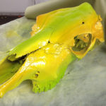 Cow skull alien color