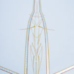 Gold leaf with striping