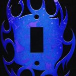 Metallic Blue fade with Purple Happy Hour