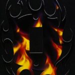 Fire effect on Black
