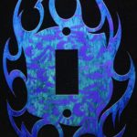 Blue/Green Candy Tie-dye with Flying Eyes